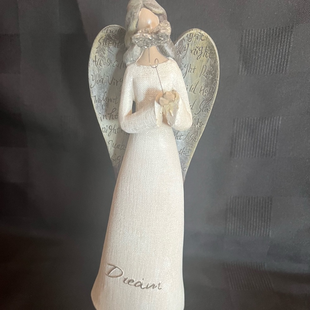 Angel Sculpture - White and Cream